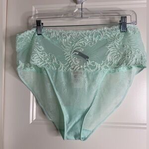 NWT, Natori Feathers Mint Lace Women’s Panty, 3X Lace